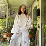 Embroidered Boho Long Sleeve Blouse