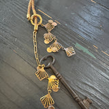 Whimsical Skeleton Key Lariat Necklace