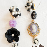 Romantic Asymmetrical Dangle Earrings