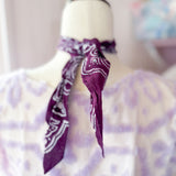 OOAK Boho Bandana Charm Necklace