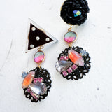Whimsical Color Pop Dangle Earrings