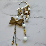 Statement Upcycled Vintage Mixed Metal Ear Cuff