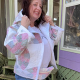 Heirloom Patchwork Quilt Coat | Double Wedding Ring Quilt Jacket
