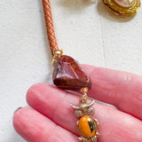OOAK Bolo Butterfly Charm Necklace