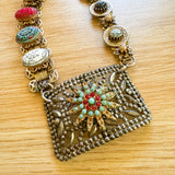 Rebirth Boho Scarab Necklace