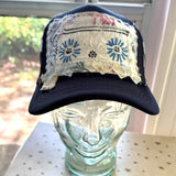 One of a Kind Vintage Patch Trucker Hat