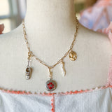OOAK Instant Charm Collection Necklace, locket charm, booty charm