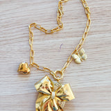 Locket of Love Bow Necklace