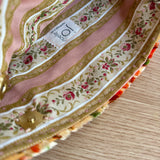 Floral Tapestry Clutch Handbag | Up-cycled Vintage Fabric Purse