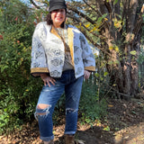 Boho Quilt Chore Coat