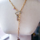 Whimsical Lariat Charm Necklace