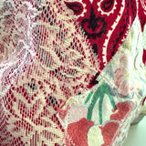 One of a Kind Vintage Patchwork Bandana Scarf | Shabby Chic Head Scarf | Upcycled Boho Neckerchief