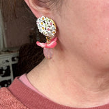 Floral  Whimsical Dangle Earrings