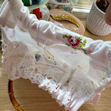 Repurposed Vintage Floral Embroidered Market Top- Handle Handbag