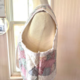 Heirloom Patchwork Quilt Vest | Double Wedding Ring Quilt Vest