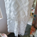 White Fringe Tank Top