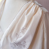 Embroidered Kimono Duster| Drawstring Kimono