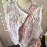 Heirloom Patchwork Quilt Vest | Double Wedding Ring Quilt Vest
