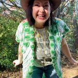 Boho Floral Chenille Kimono Duster