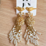 Plumage Repurposed Vintage Earrings