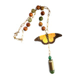 Whimsical Butterfly Charm Y Necklace