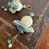 Floral Shabby Chic Floral Dangle Earrings