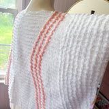 Bow Peasant Blouse, Short Sleeved Boxy Top