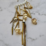 Statement Upcycled Vintage Mixed Metal Ear Cuff