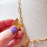 OOAK Gold Instant Charm Collection Necklace, Hand Charm, Catholic Charm