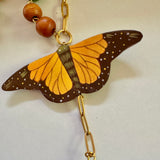 Whimsical Butterfly Charm Y Necklace