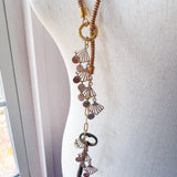 Whimsical Skeleton Key Lariat Necklace