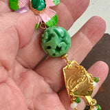 Floral Whimsical Dangle Earrings