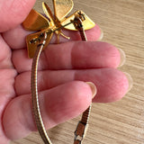 Vintage Butterfly Charm Watch Band Bracelet – Unique Upcycled Jewelry for Boho Style
