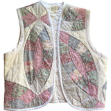 Heirloom Patchwork Quilt Vest | Double Wedding Ring Quilt Vest