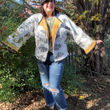 Boho Quilt Chore Coat