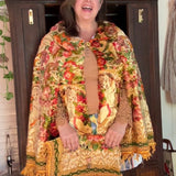 Cherub Tapestry Cape | 1960’s Style Cape