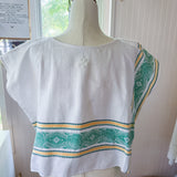 Striped Blouse,  Boxy Top