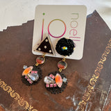Whimsical Color Pop Dangle Earrings