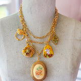 Flower Shop Locket Necklace