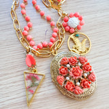 Petals Locket Necklace