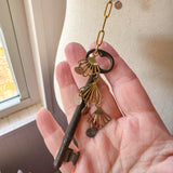 Whimsical Skeleton Key Lariat Necklace