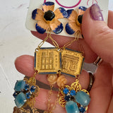 French Floral Romantic Dangle Earrings