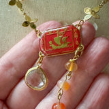 Repurposed Vintage Paris Gemstone Necklace