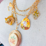 Flower Shop Locket Necklace