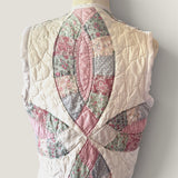 Heirloom Patchwork Quilt Vest | Double Wedding Ring Quilt Vest
