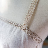 Linen Handkerchief Hem Cross Back Tank