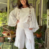 Embroidered Boho Long Sleeve Blouse