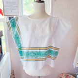 Striped Blouse,  Boxy Top