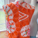 Boho Floral Chenille Vest