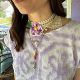 Boho Lilac Chenille Top